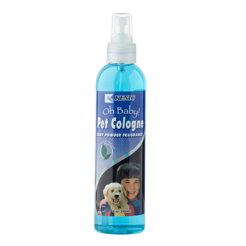 Kenic Oh Baby Pet Cologne & Deodorizer Spray - Soft Baby Powder Scent, Neutralizes Odors for Dogs & Cats