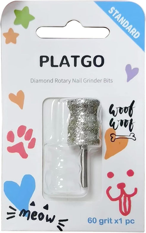 1/8'' Diamond Dog Nail Grinder for Dremel, Diamond Sanding Drums, Diamond Bit for Dogs&Pets Nail Care, Nail Dremel Tool