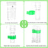 CLPOAWC Bird Water Dispenser, 2 Pcs Automatic Bird Feeder for Budgies, Parakeet Cage Accessories, Clear