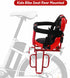 Gdrasuya10 Kids Bike Seat Rear Mounted, Baby Bicycle Toddler Bike Seat Safety Carrier for Adult Bike