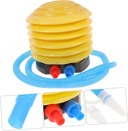 4pcs Kisangel Foot Pump Inflation Portable Plastic Air Pump