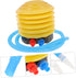 4pcs Kisangel Foot Pump Inflation Portable Plastic Air Pump