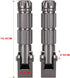 Foot Pegs for Super 73, CNC Bracket Foot Rest Pedals for Bike Super 73 S1/S2/RX (Black)