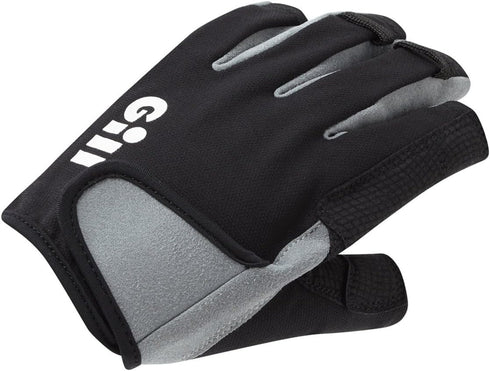 Gill Junior Deckhand Sailing Gloves - Short Finger Gloves with 3/4 Length Fingers, 50+ UV Protection & Water Repellent