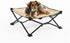 COOLAROO On the Go Cooling Elevated Dog Bed - Portable for Travel & Camping, Standard, Desert Sand