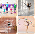 HUIANER Dance Ribbons Streamers, Rhythmic Gymnastic Ribbon Wands for Children Art Dances, 2 Pieces