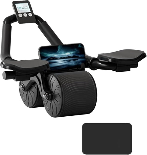 Uota Ab Roller Wheel with Elbow Support | Automatic Rebound Abdominal Wheel for Fitness Training