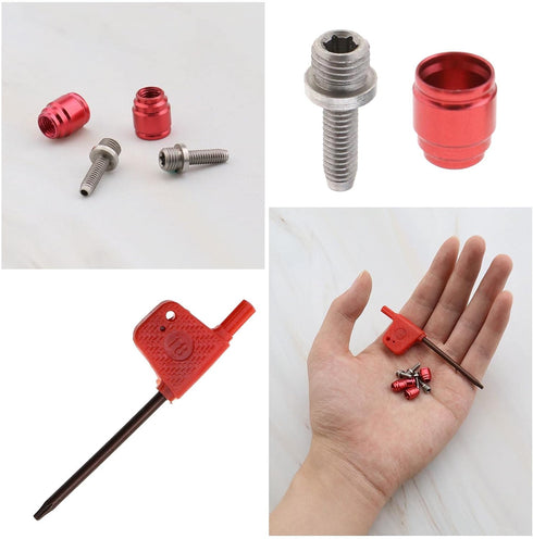4 Sets SING F LTD of Bicycle Olive Connecting Insert Oil Fitting Kit for Avid Sram Bike Hydraulic Disc StealthamaJig