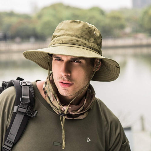 Peicees Mens Sun Hat - Sun Protection UPF 50+ Fishing Hat, Safari Hat for Women and Men