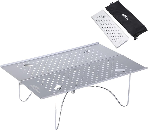 windhike 11oz Ultralight Small Folding Camping Table - 66lb Load Capacity Mini
