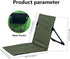 Yeory Folding Beach Chair - Breathable, Stable, Portable with Sponge Filling & Mesh Pocket - Lightweight, Soft, Sturdy
