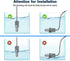 Adjustable Mini Aquarium Heater, 10W/20W/30W, Submersible Small Fish Tank Heater with Digital Display