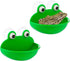 Frog Habitat with Suction Cup, 2 Pcs Cute Fish Tank Accessories for Tree Frog Toad Tadpole Decor