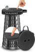 NUMANU 2026 Upgraded Padded Collapsible Stool, Max 620lbs 2.5"-18" H Adjustable Portable