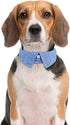 Cotton Plaid Shirt Style Dog Collar, Soft Cute Boy Dog Collar with Quick-Release Buckle for Small to Large Dogs