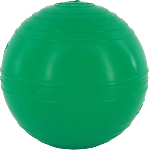 PetKORE 4.75" : KoreFlex Ball - Large, Green, Dog Toy, Shape Maintaining Rubber, Treat Stuffing Center