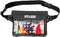 Waterproof Waist Pouch Dry Belt Bag - Fanny Pack to Keep Key Fob, Wallet, Kindle, Phone Dry, Black