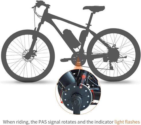 KT D12 Bike Magnets, Pedal Assist Sensor for Ebike, Easy Crank Installation PAS Sensor
