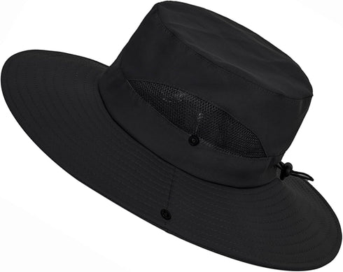 Kids Bucket Sun Hats for Girls Boys, 5-9 Years, Outdoor Sun-Protective Breathable Fishing Hiking Beach Boonie Hat