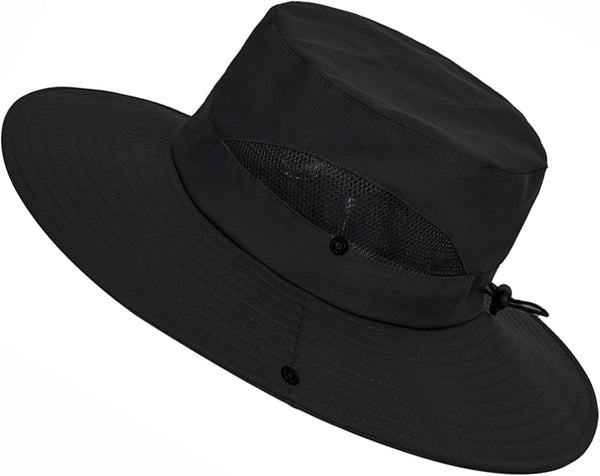 Kids Bucket Sun Hats for Girls Boys, 5-9 Years, Outdoor Sun-Protective Breathable Fishing Hiking Beach Boonie Hat