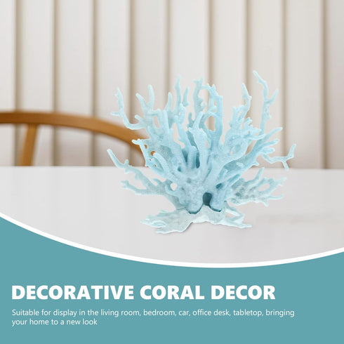 Aquarium Landscaping Coral, Desktop Coral Sculpture, Simulated Coral Ornament for Fish Tank Decor