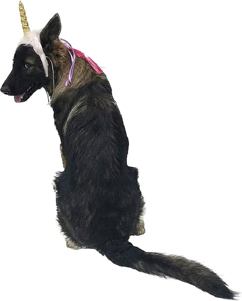 Midlee Dog Unicorn Horn Headband for Halloween Costume