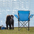 NOLLAM 19.69" 19.69" 31.50" 230lbs Portable Folding Outdoor Camping Chair Lightweight Lawn Chair Easy-to-Carry Fishing