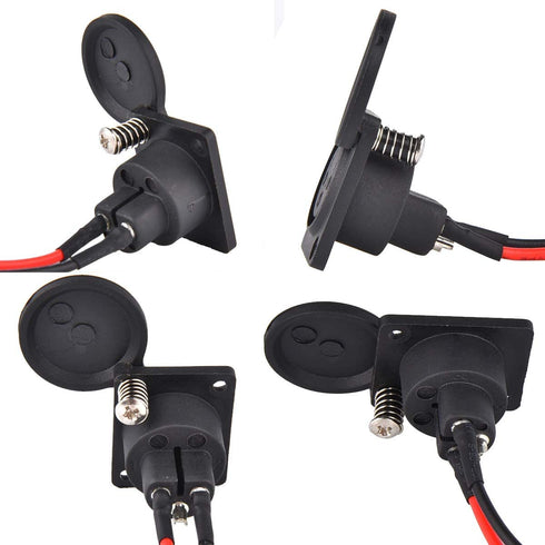 MX500, MX650, SX500 GT750, I1000, M750, X-600, ST1000 3 XLR Charging Port Socket for Razor Razor Crazy Cart McGrath