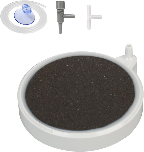 boxtech Air Stones for Fish Tank, 3.2 Inch Ultra-High Dissolved Oxygen Diffuser for 30-70 Gallon Hydroponics
