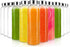 Sursip 18 oz Glass Water Bottles with Lids, Eco-Friendly Reusable Juice Bottles, Set of 12, BPA Free, Leak-Proof