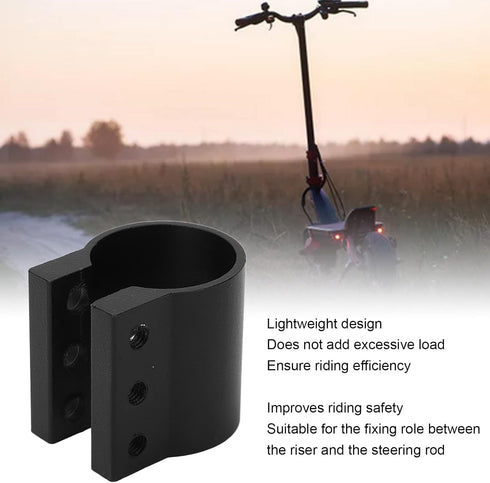 Scooter Clamps, Hardware Accessories Parts, 10 Inch Aluminum Alloy Vertical Rod for Electric Scooter