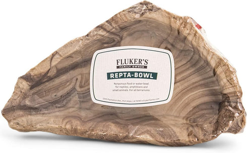 Fluker's Repta Bowl, Large 9" Food and Water Bowl for Reptiles and Small Animals