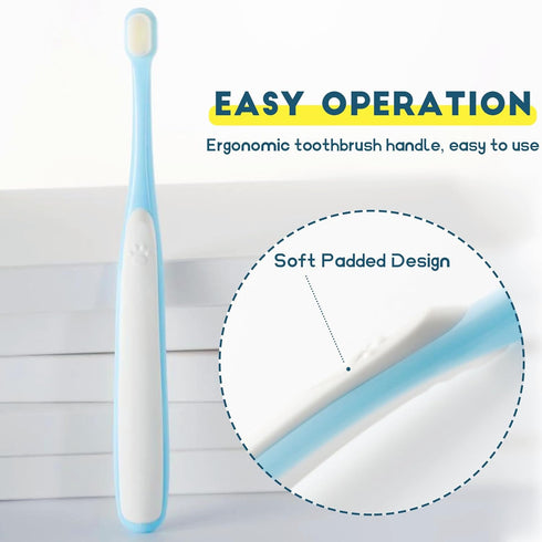 2 Small Dog Toothbrush, Cat & Puppy Tooth Brushing Kit, Ultra Soft & Mini Head Tooth Brush for Kitten & Tiny Pet, Doggy