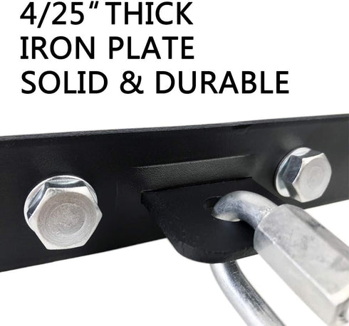 Qualward Heavy Bag Hanger Bracket for Wood Beam, Stainless Steel Swing Hangers for Ceiling Wall Mount