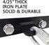 Qualward Heavy Bag Hanger Bracket for Wood Beam, Stainless Steel Swing Hangers for Ceiling Wall Mount