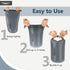 Frelaxy Waterproof Dry Bag Set, 2 Pack/3 Pack Lightweight Portable Dry Bags, 5L & 15L & 25L for Hiking, Camping,