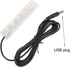 LED Aquarium Light - Small USB Fish Tank White Light for Daily Lighting and Plant Growth
