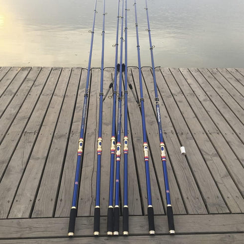 Portable Aluminum Alloy Fishing Rod Holder with Telescopic Legs
