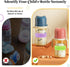 WALLFID (1 Personalized Baby Bottle Name Labels,Custom Silicone Baby Bottle Labels,Reusable Daycare Identification