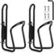 UShake Water Bottle Cages, Basic MTB Bicycle Alloy Aluminum Lightweight Holder, 2 Pack, Drilled Holes Required