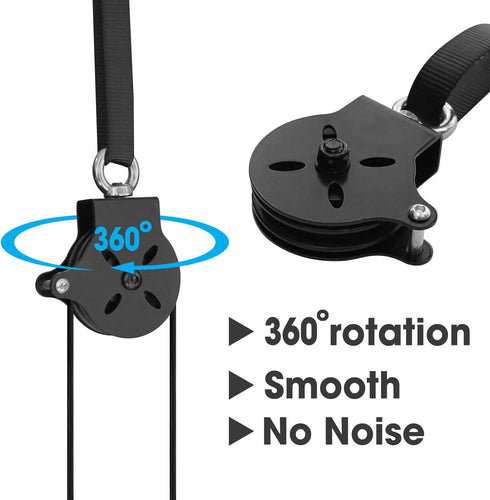 Yes4All Tricep Press Down Cable Machine Attachment Set, LAT Pulldown Attachment for Home Gym