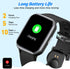 Kids Smart Watch for Girls, IP68 Waterproof Fitness Tracker, 1.5 Inch DIY Face, Heart Rate, 19 Sport Modes (Black)