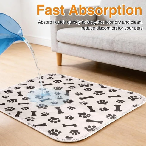 Generic 36X72 Inch (Pack 2)) Washable Pee Pads for Dogs & Cats, Reusable Waterproof Super Absorbent Non-Slip Leak-Proof