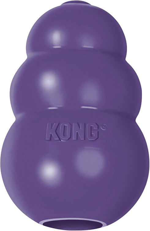 KONG Senior Dog Toy, Gentle Natural Rubber, Durable Stuffable Chew Toy for Older Large Dogs, Treat Toy for Fetching