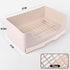 Yuoaes Large Rabbit Litter Box Bunny Potty Training Corner Litter Pan with Drawer Comes with Liners Rabbit Pee Pads