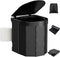 Portable Camping Toilet, Folding Toilet for Adults with Lid and Retractable Toilet