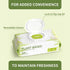 400 Unscented Dog Wipes for Paws and Butt - Plant Based Hypoallergenic Cleansing & Deodorizing Puppy Wipes