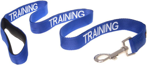 TRAINING Blue Color Coded 2 4 6 Foot Or Coupler Professional Dog Leash (Do Not Disturb) PREVENTS Accidents By Warning Others of Your Dog in Advance (Standard leash)