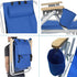 MTFY Backpack Folding Beach Chair,Reclining Portable Beach Chair Camping Chair with Adjustable Headrest and Cup