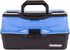 Flambeau Outdoors 6383FB Classic Tray Tackle Box, 3-Tray Portable Tackle Organizer, Frost Blue/Black